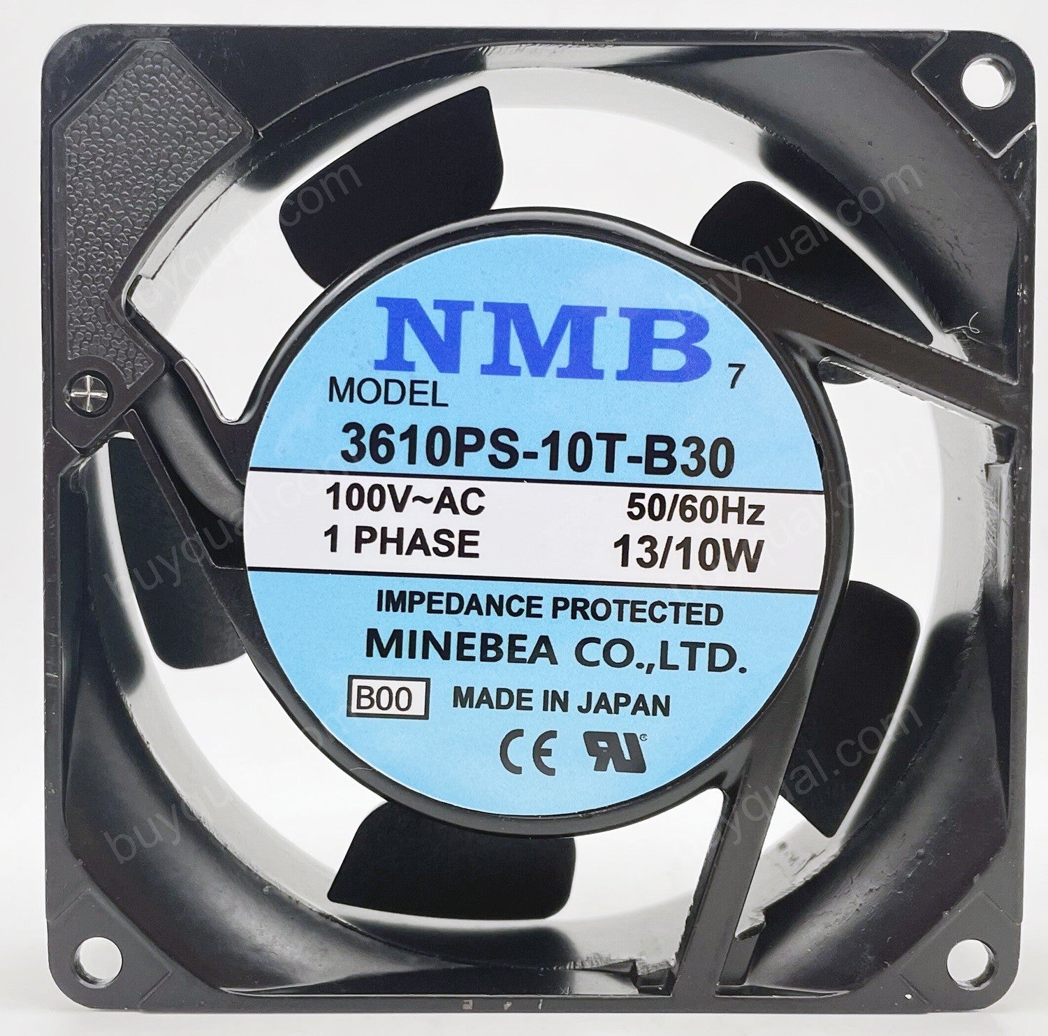 NMB 3610PS-10T-B30 3610PS-10T-B30-B00 100V 10/13W Cooling Fan - Original New NMB 3610PS-10T-B30 3610PS-10T-B30-B00 100V 10/13W Cooling Fan - Original New